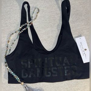 Spiritual Gangster Black Shakti Bra- Size Medium BNWT✨🧘🏻‍♀️
